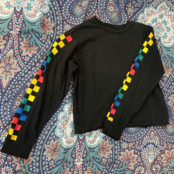 On Fire Checkered Long Sleeve - Picture 2 of 5